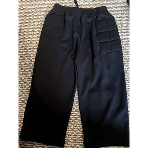 Reusch Adult Small Padded Bottoms Goalie Soccer Black‎ NWOT